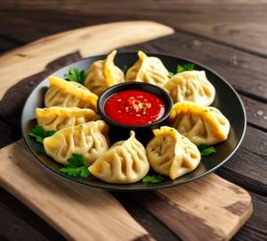 Chicken Steamed Momos (5Pcs)