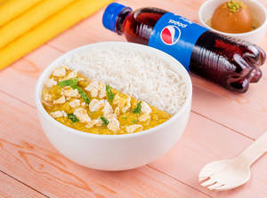 Peeli Dal Anda Tadka - Chawal Combo