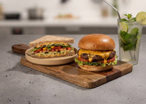 Cheesy Burger Combo