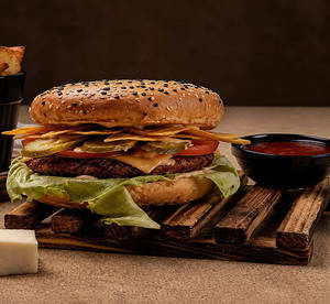 Paneer Harissa Burger