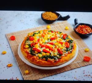 7" Regular Veg Extra Bonanza Pizza (Spicy)