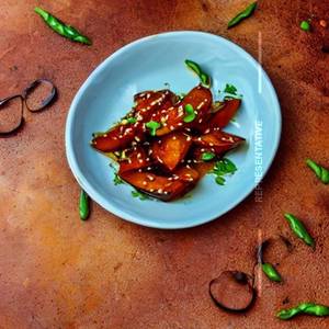 Honey Garlic Chilli Potato