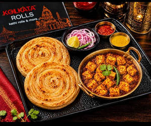 Paneer Kosha With 2 Lachha Parath(wheat Base)