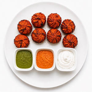 Tandoori Veg Momos (8 Pieces)