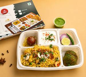 Lucknowi Biryani with Kebab Thali