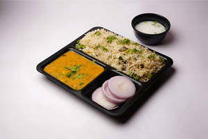 Bagara Rice With Dal Fry