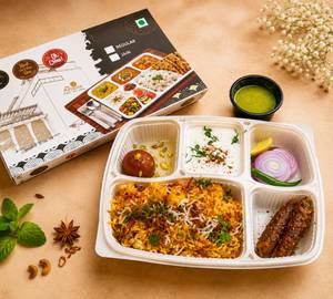 Choupati Biryani with Kebab Thali