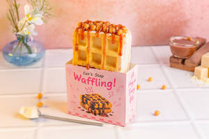 Butterscotch Crunch Waffle Sandwich