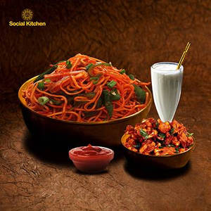 Chinese Delight-schezwam Noodles+gobi 65 Mini+vanilla Milk Shake