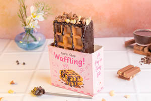 Nutty Kitkat Waffle Sandwich