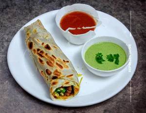 Egg Chicken Kathi Roll