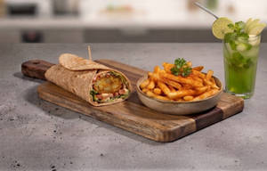Aloo Tikki Wrap Combo