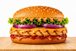 Spicy Grilled Chicken Burger