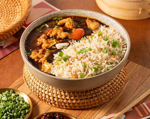 Chicken Manchurian Rice Bowl