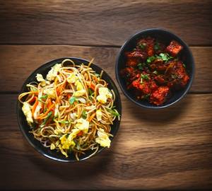 Egg Noodles + Egg Chilli
