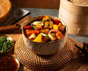 Paneer In Schezwan Sauce