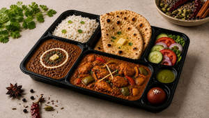 Kadhai Chicken Thali