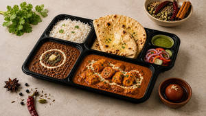 Soya Chaap Masala Thali