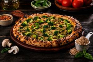 SUPERYOU High Protein Sourdough Grilled Broccoli Pizza