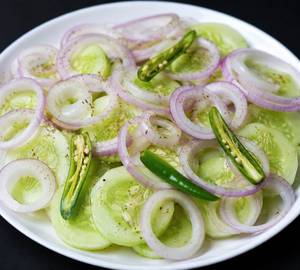 Fresh Onion Cucumber Salad