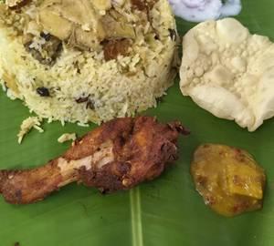 Dum Biriyani + Fry ( Chicken)