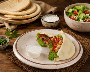 Smoky Zatar Cottage Cheese Pita Pocket