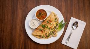 Onion Capsicum Cheese Dosa