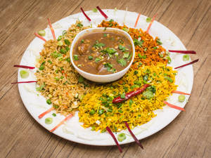 Triple Schezwan Rice