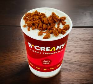 Crunchy biscoff thickshake