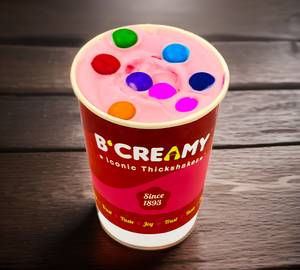 Bubble gum thickshake