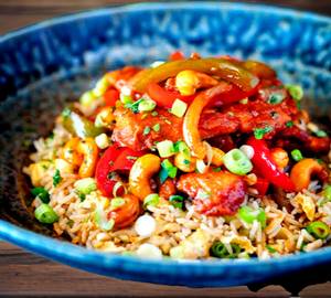 Mixed Fried Rice And Dragon Chicken 6 Pcs. Combo