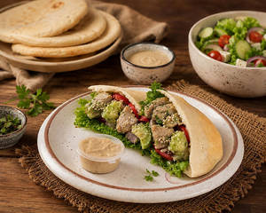 Avocado & Chili Oil Hummus Chicken Pita Pocket