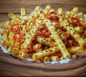 Chilli garlic french fries