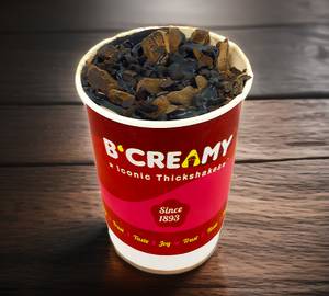Belgian dark chocolate thickshake