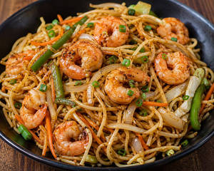 Prawns Burnt Garlic Noodles