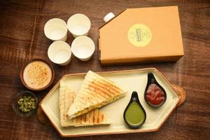 Kesar Ki Chai - Flask + Choose Any Non Veg. Sandwich