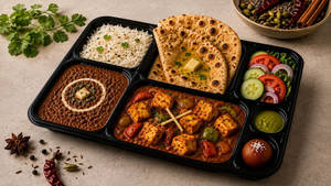 Kadhai Paneer Thali