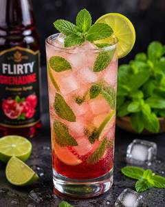 Flirty Grenadine Mojito