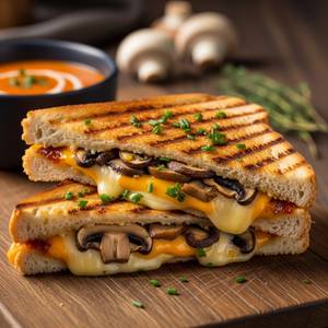 Mushroom cheese Sandwich