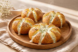 Mini Korean Cream Cheese Buns
