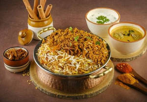 Mutton Keema Biryani Bowl - 500ml