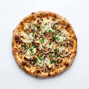 Chicken  Mushroom Pizza