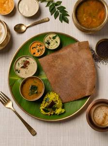 Ghee Ragi Masala Dosa
