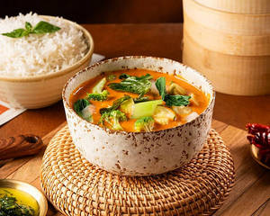 Red Thai Curry Veg with Rice