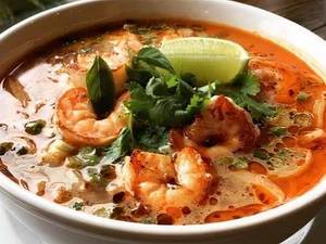 Prawn Lemon Coriander Soup