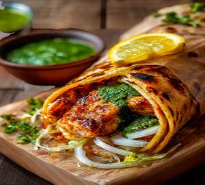 Chicken noorani egg kawab roll