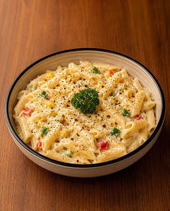 Creamy Alfredo Pasta (veg)