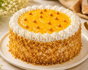 Pineapple Crunchy Cake