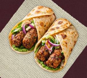 Chicken kali mirch kawab roll