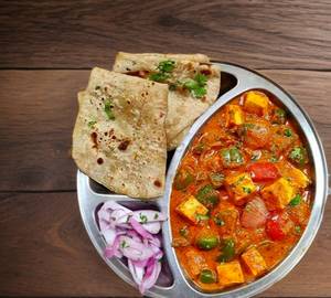 Paneer Masala With 3 Phulka